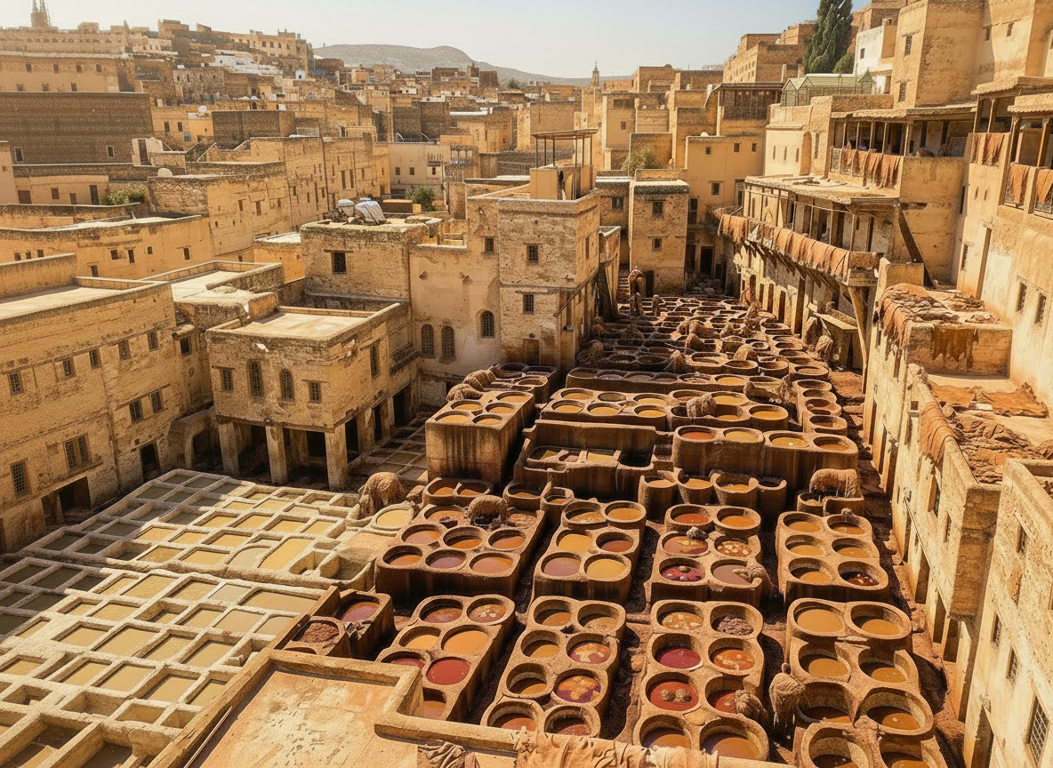 Fez - Curtumes Tradicionais